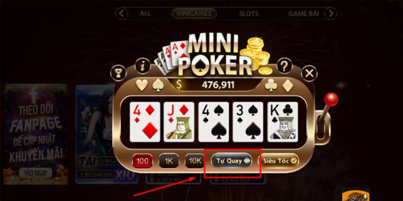 Tìm hiểu luật và cách đánh Mini Poker tại 68gamebai